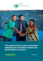 Exploring Ubuntu School Leadership Dimension of Fostering Stakeholder Involvement in Schools