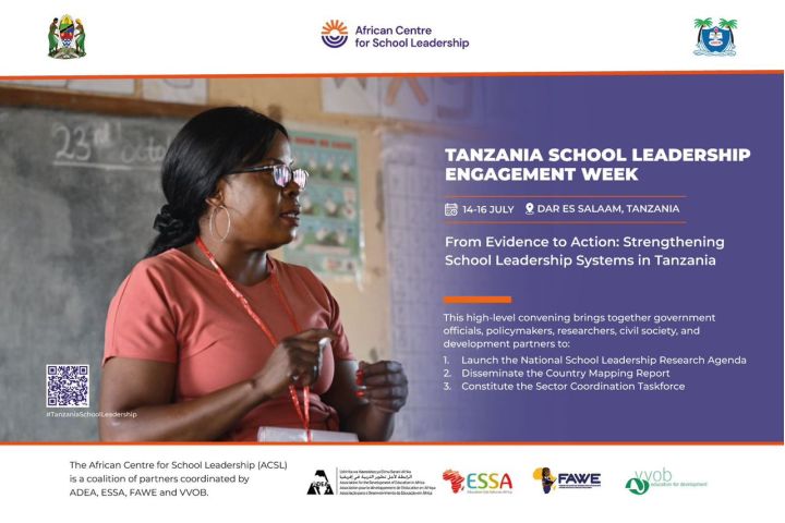 Tanzania to Host School Leadership Engagement Week to Drive the Structural Transformation of Education Leadership 