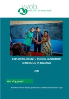 Exploring Ubuntu school leadership in Rwanda – Working paper